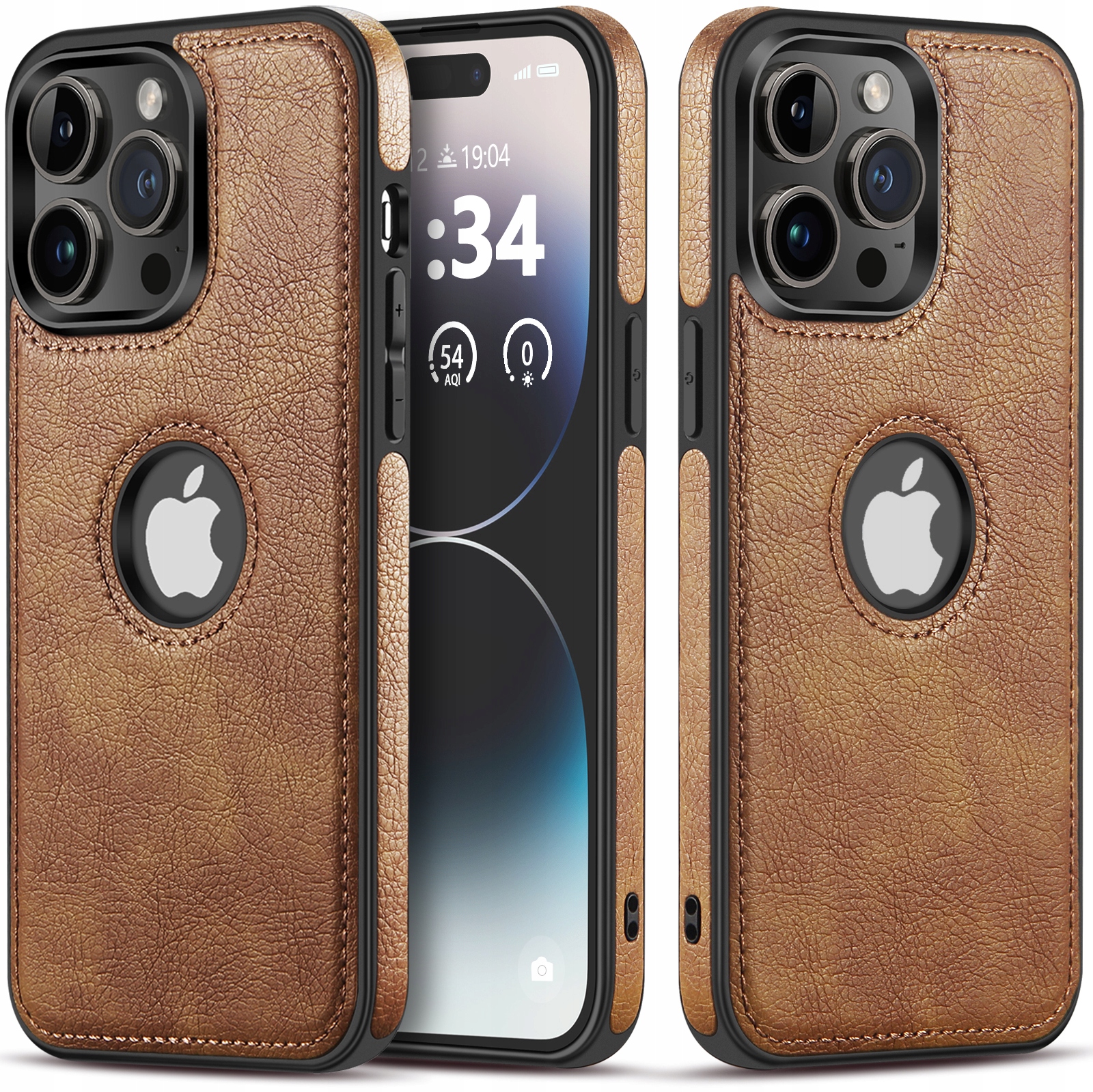RabitMob chrbty pre Apple iPhone 15 PRO MAX PREMIUM EKOKOŽA hnedá